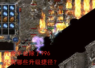 传奇平台除了996还有哪些升级捷径? 传奇平台除了996还有哪些升级捷径?