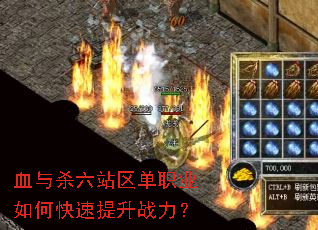 血与杀六站区单职业如何快速提升战力? 血与杀六站区单职业如何快速提升战力?