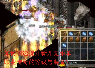 如何快速提升新开无杀单职业传奇的等级与装备? 如何快速提升新开无杀单职业传奇的等级与装备?