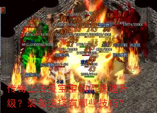 传奇上古投宝宝如何快速升级?装备选择有哪些技巧? 传奇上古投宝宝如何快速升级?装备选择有哪些技巧?
