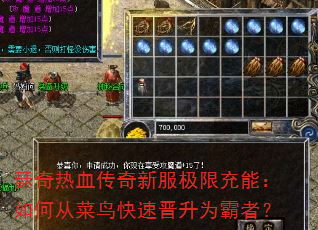 瑟奇热血传奇新服极限充能:如何从菜鸟快速晋升为霸者? 瑟奇热血传奇新服极限充能:如何从菜鸟快速晋升为霸者?