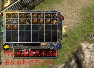 传奇私服兽灵术技能书获取地点在哪里? 传奇私服兽灵术技能书获取地点在哪里?