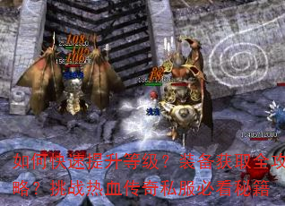 如何快速提升等级?装备获取全攻略?挑战热血传奇私服必看秘籍 如何快速提升等级?装备获取全攻略?挑战热血传奇私服必看秘籍