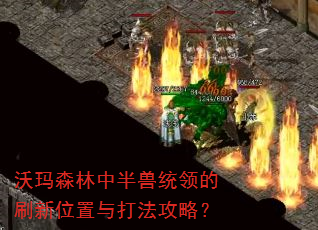 沃玛森林中半兽统领的刷新位置与打法攻略? 沃玛森林中半兽统领的刷新位置与打法攻略?