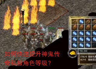 如何快速提升神鬼传奇私服角色等级? 如何快速提升神鬼传奇私服角色等级?