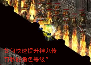 如何快速提升神鬼传奇私服角色等级? 如何快速提升神鬼传奇私服角色等级?