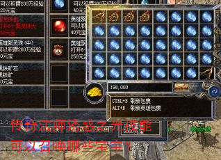 传奇法师诱惑之光技能可以召唤哪些宝宝? 传奇法师诱惑之光技能可以召唤哪些宝宝?