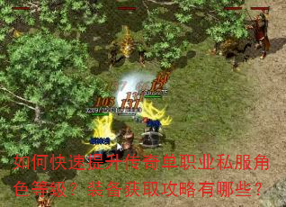 如何快速提升传奇单职业私服角色等级?装备获取攻略有哪些? 如何快速提升传奇单职业私服角色等级?装备获取攻略有哪些?