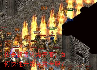 传奇新服火爆开服,如何快速升级称霸全服? 传奇新服火爆开服,如何快速升级称霸全服?